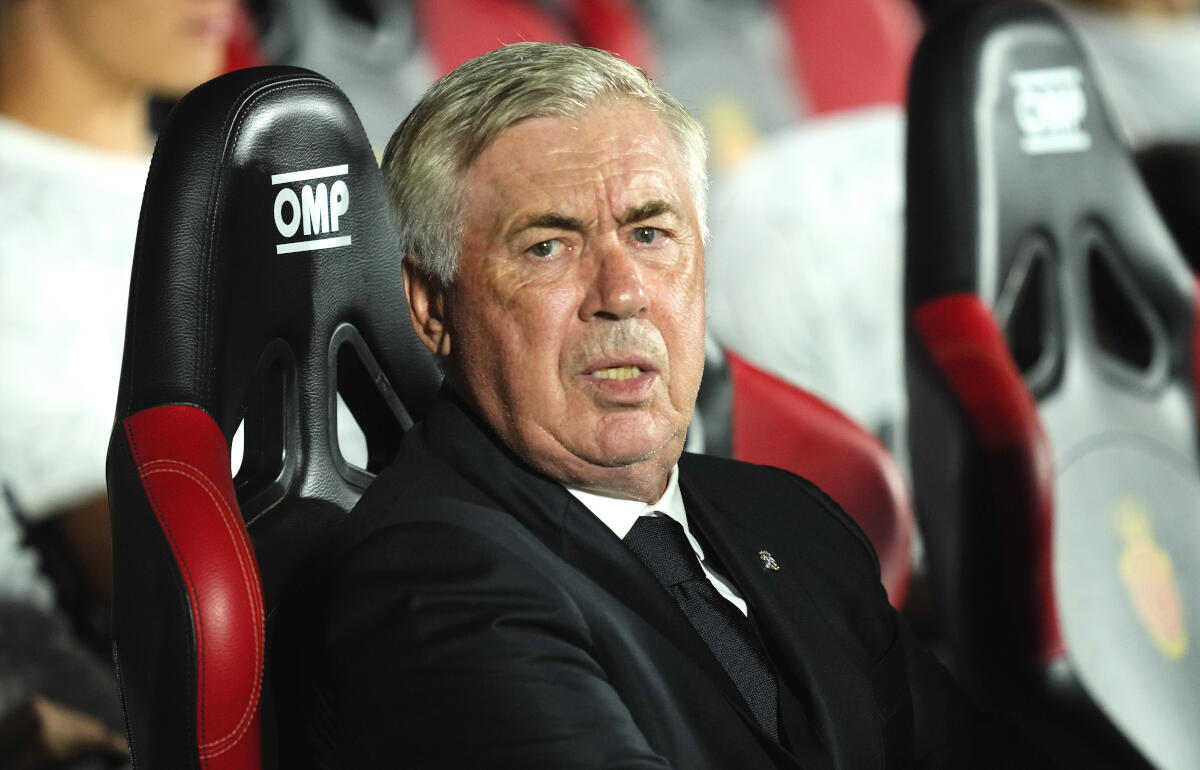 不満をあらわにしたアンチェロッティ監督