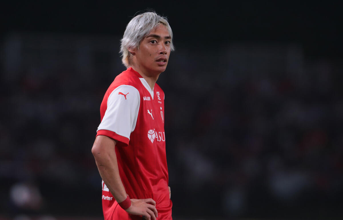 アジア杯以来の日本代表復帰となった伊東純也