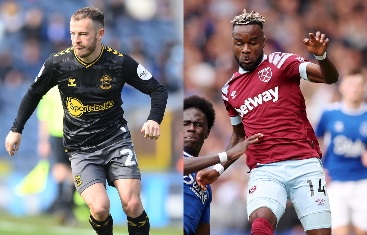 サウサンプトン加入が決まったフレイザー(左)とコルネ