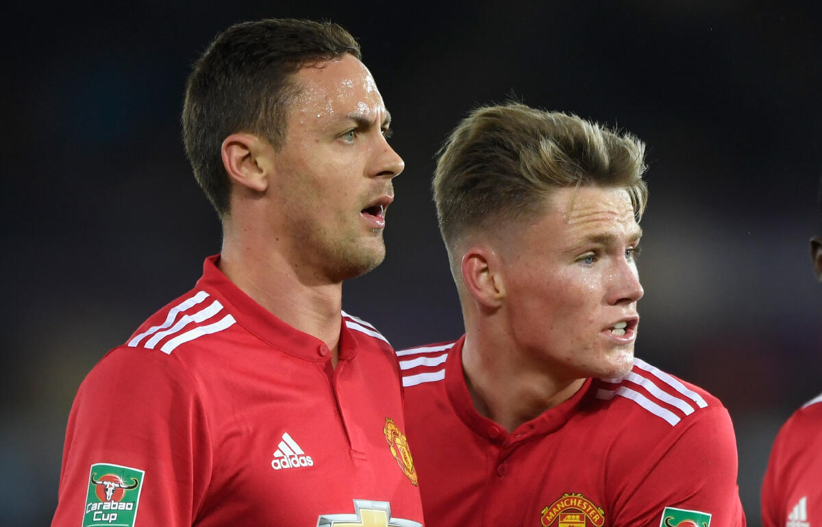 ユナイテッド時代に共闘したマティッチとマクトミネイ(写真左から)