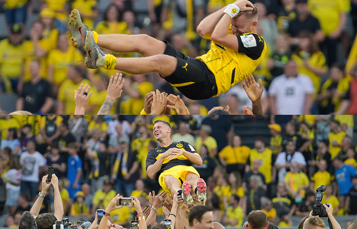 試合後には胴上げも実施