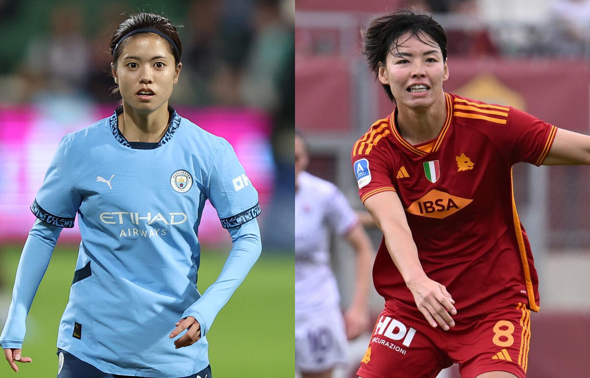 UWCL本戦出場を懸けて戦う長谷川唯(左)と熊谷紗希