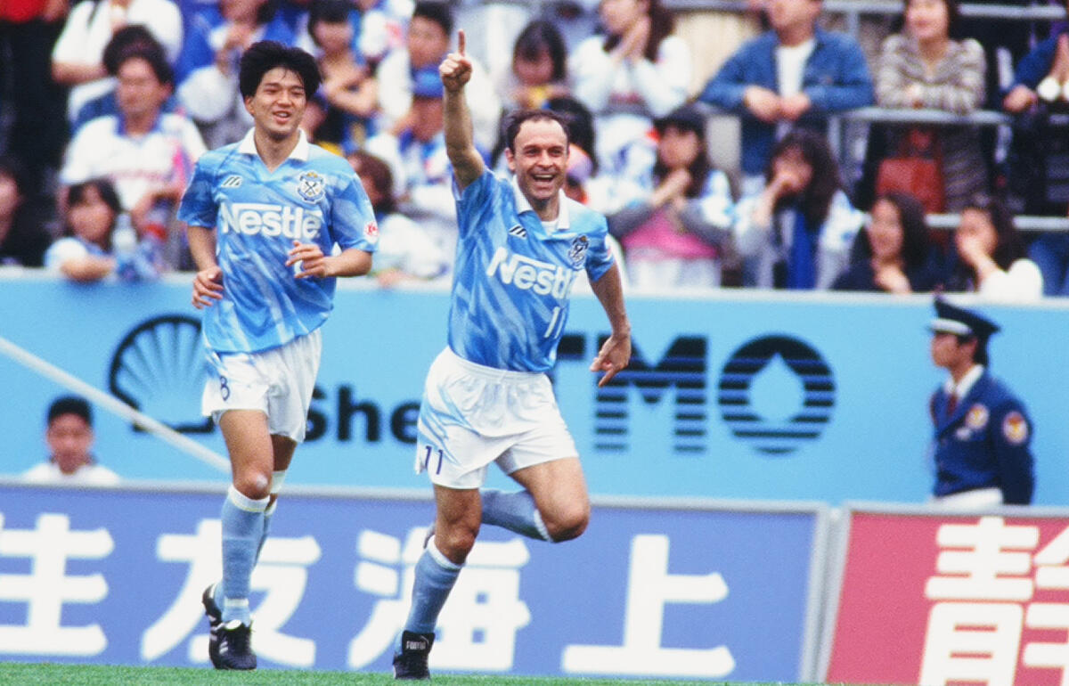 磐田のエースとして活躍したスキラッチ氏