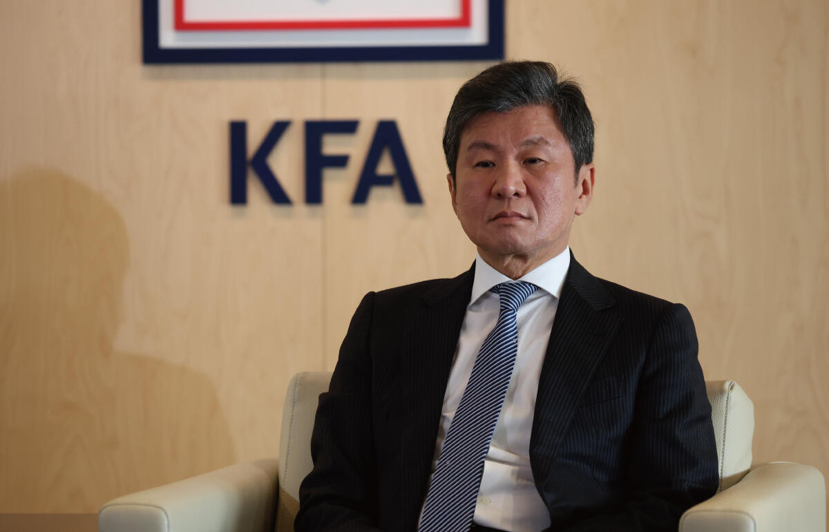 大韓サッカー協会(KFA)のチョン・モンギュ会長