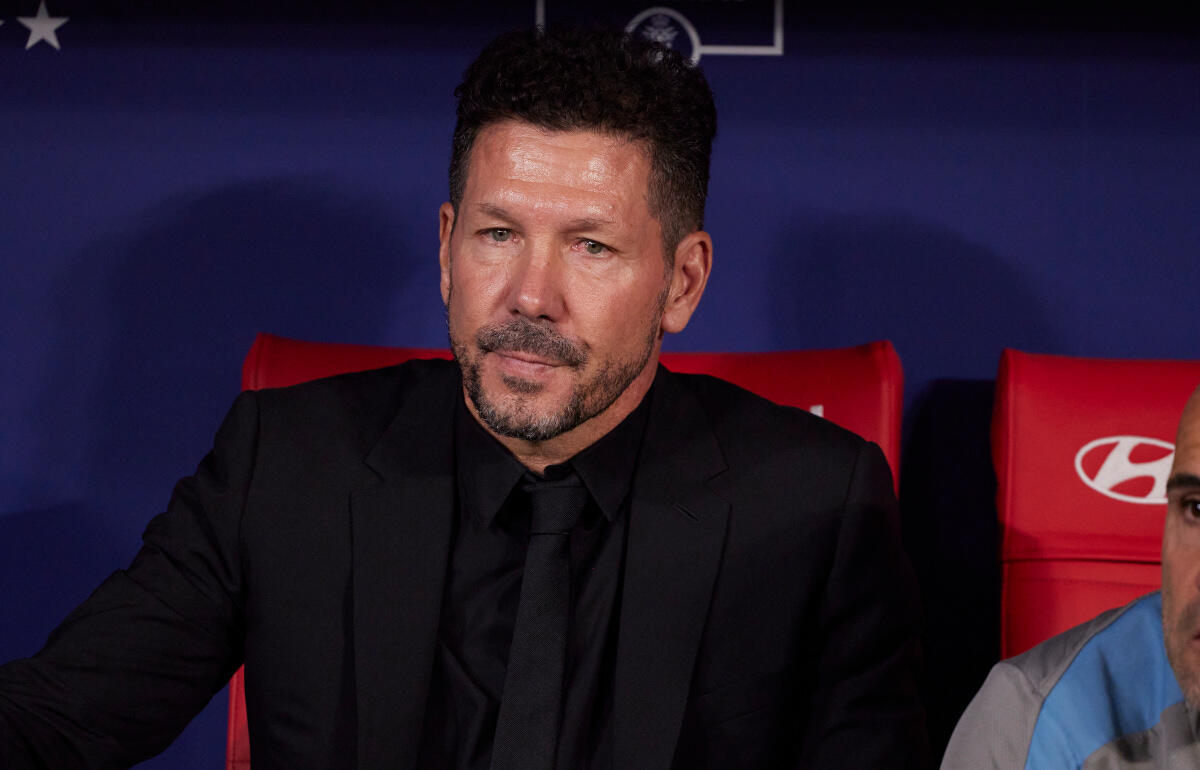 ベンフィカ戦に臨むシメオネ監督