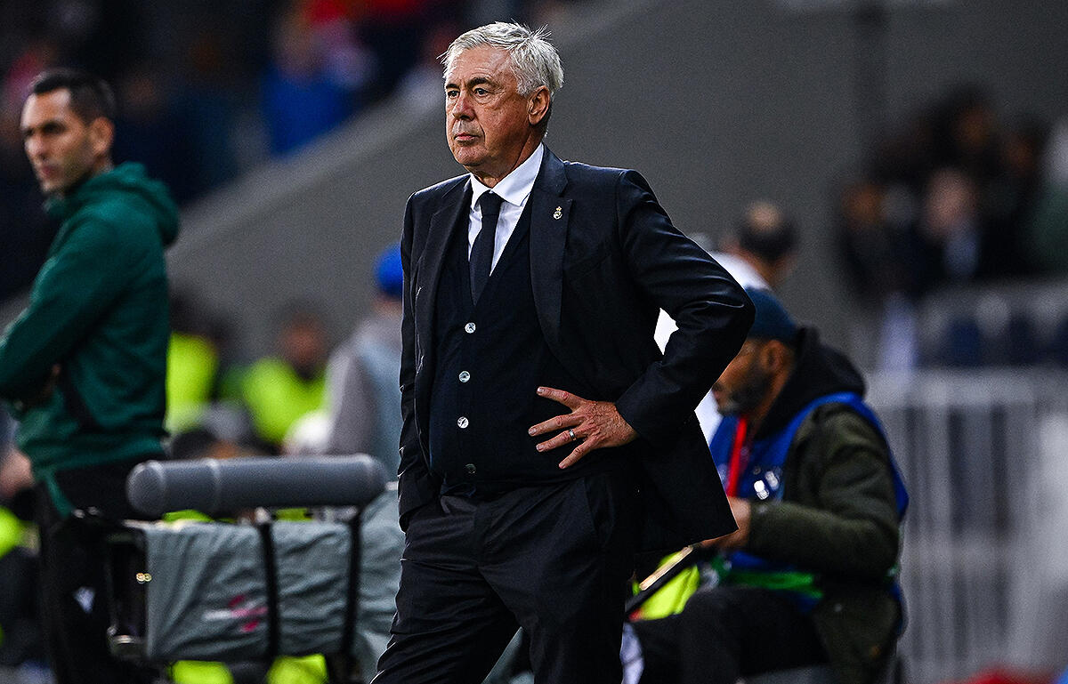 今季初黒星喫したアンチェロッティ監督