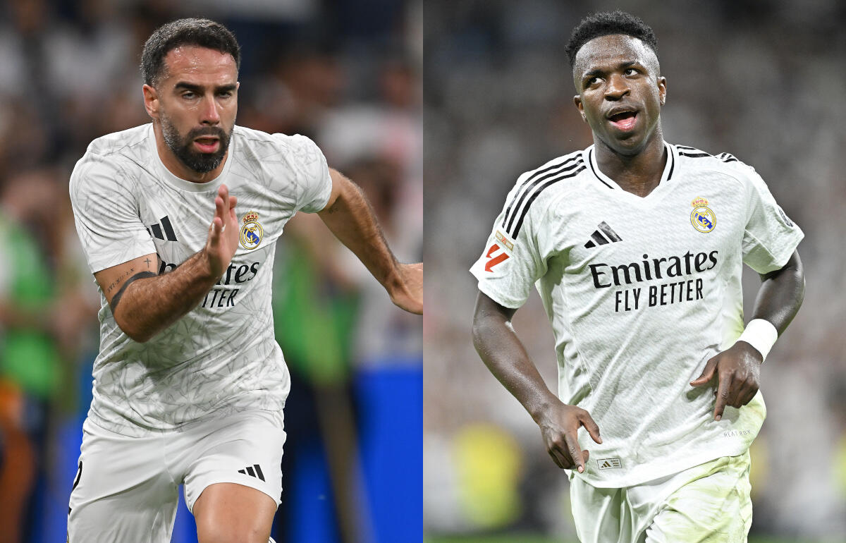 ビジャレアル戦で負傷したカルバハル(左)とヴィニシウス