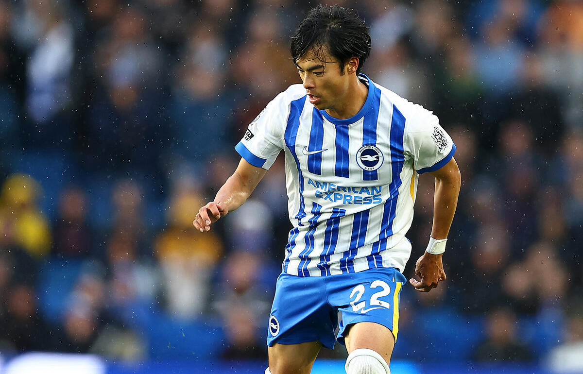 同点ゴールをアシストした三笘薫