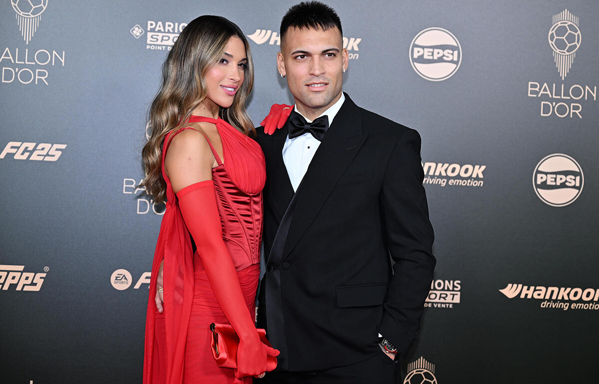 バロンドールの授賞式に出席したラウタロ・マルティネス