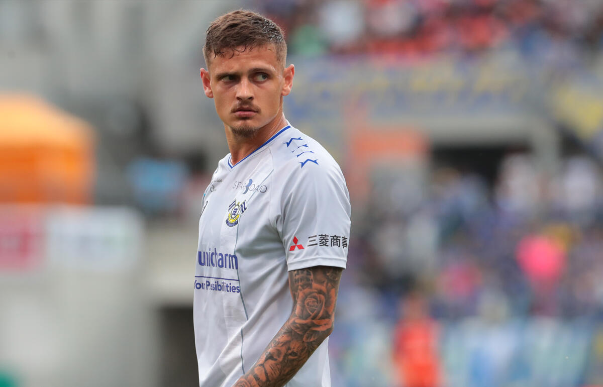 今季から今治でプレーしていたアンジェロッティ