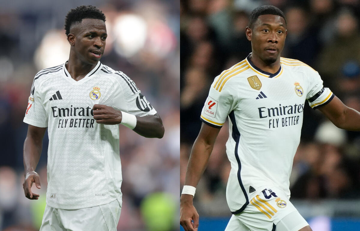 復帰待たれるヴィニシウス(左)とアラバ