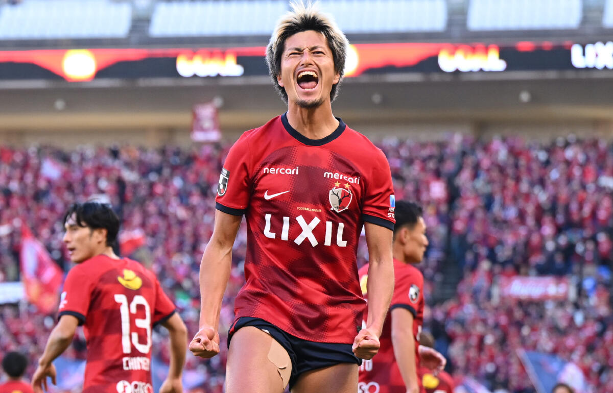 ソロゴールの鈴木優磨