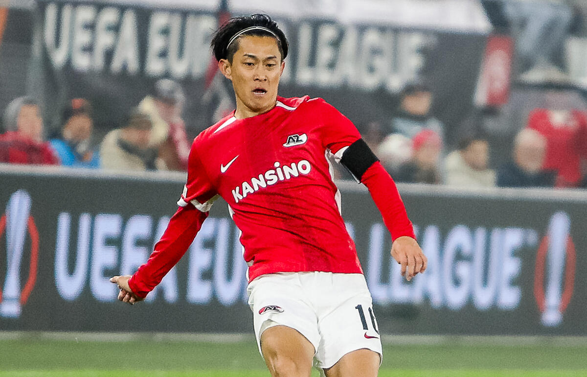 AZ移籍後初ゴールを記録した毎熊晟矢