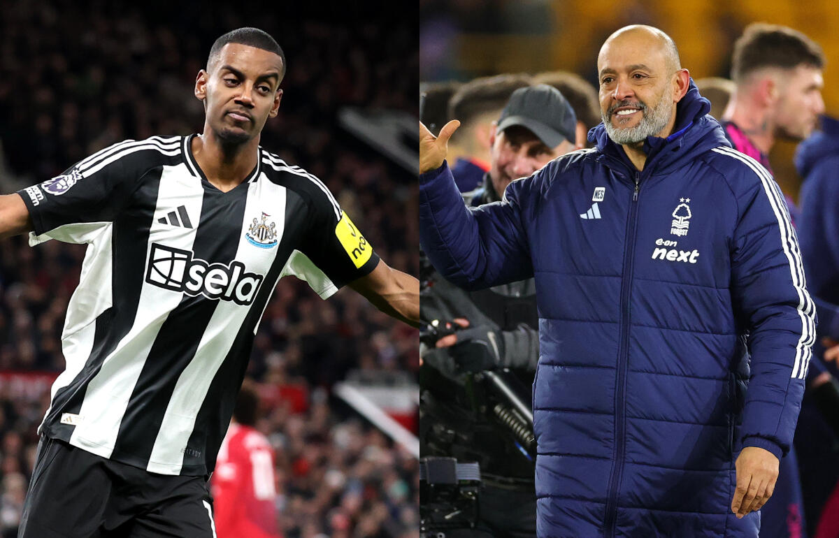 受賞したイサク(左)とヌーノ監督