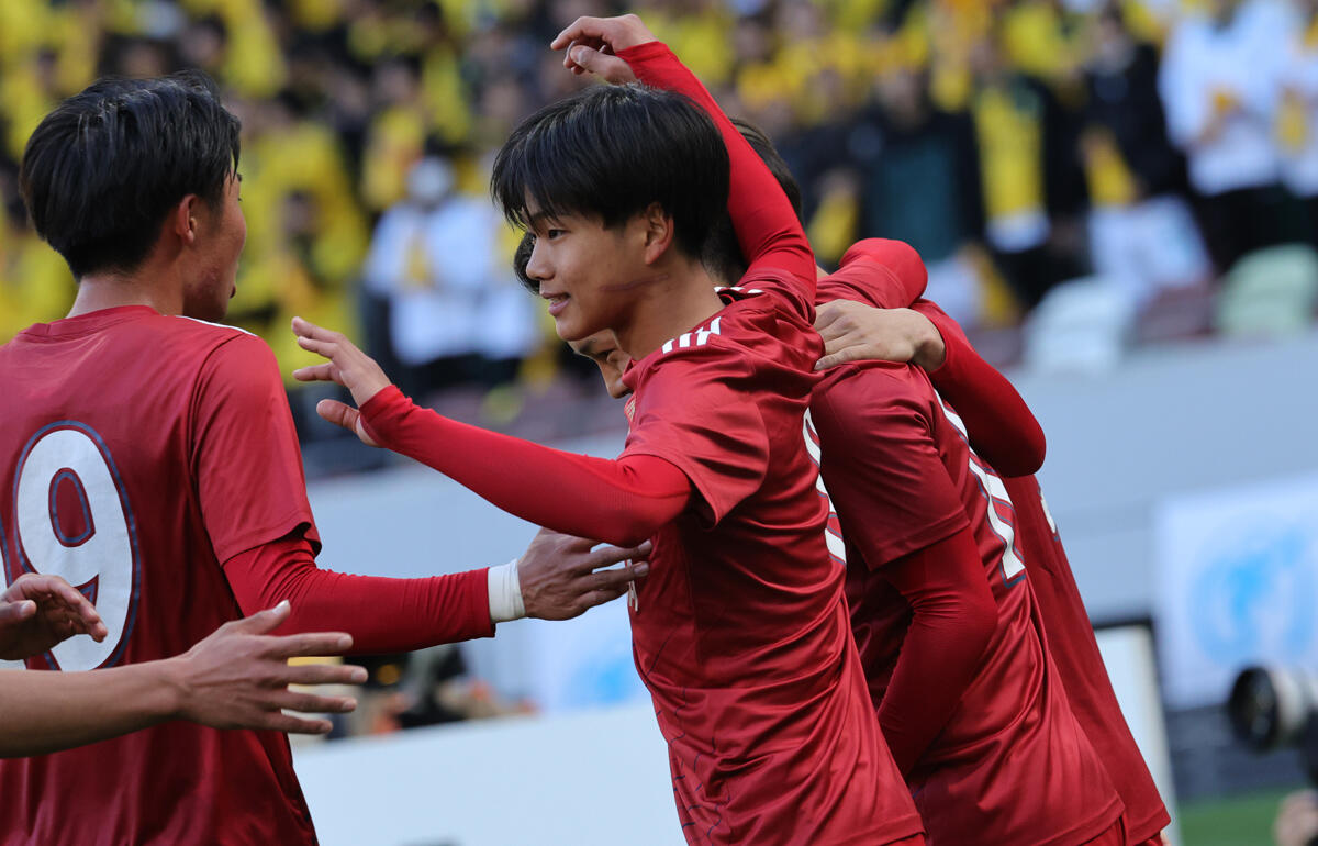 準決勝でも見せ場を作った流通経済大柏MF亀田歩夢