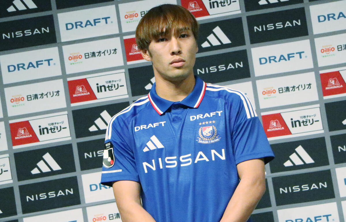 横浜FMの新9番、遠野大弥