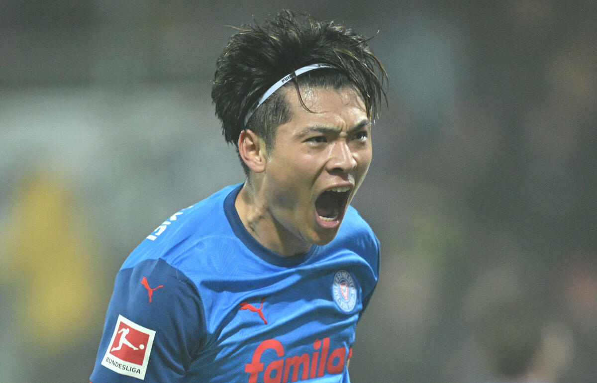 ふた桁得点も見えてきたキールFW町野修斗