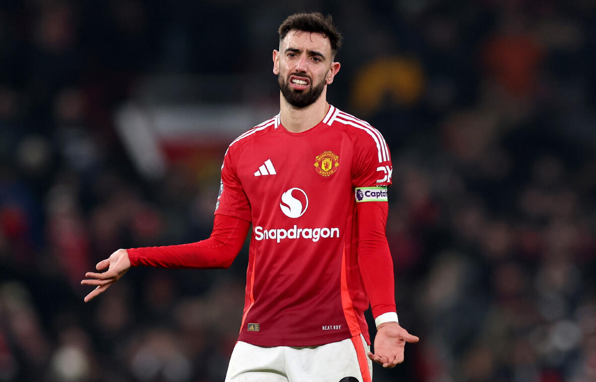 同点弾も勝利に導けずのブルーノ・フェルナンデス