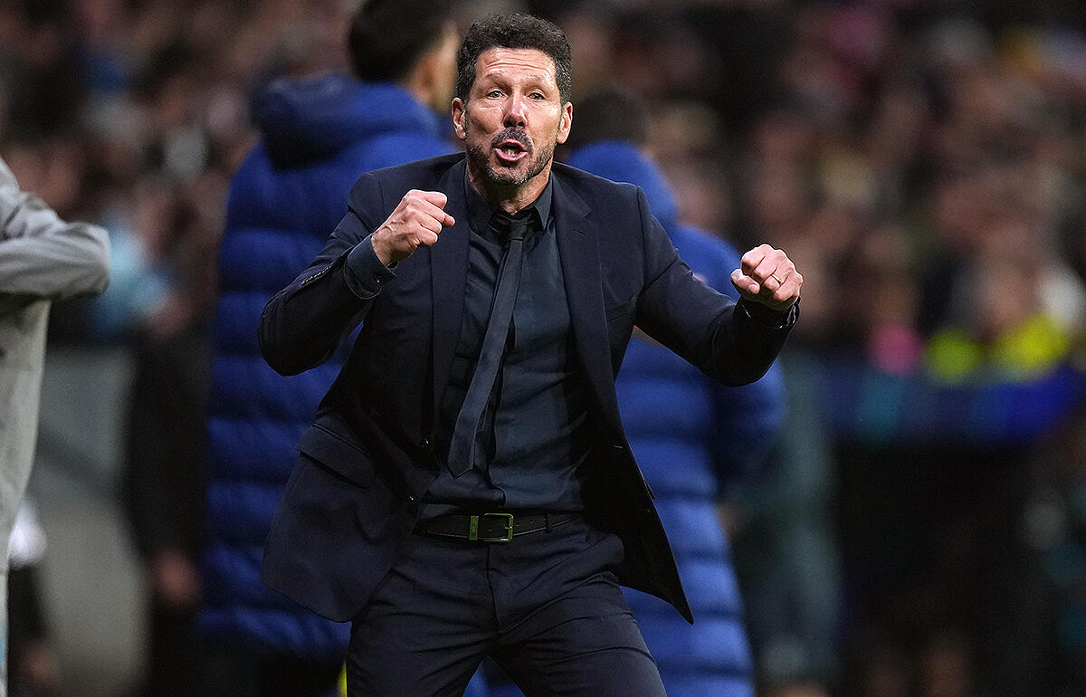 劇的勝利に興奮の指揮官シメオネ