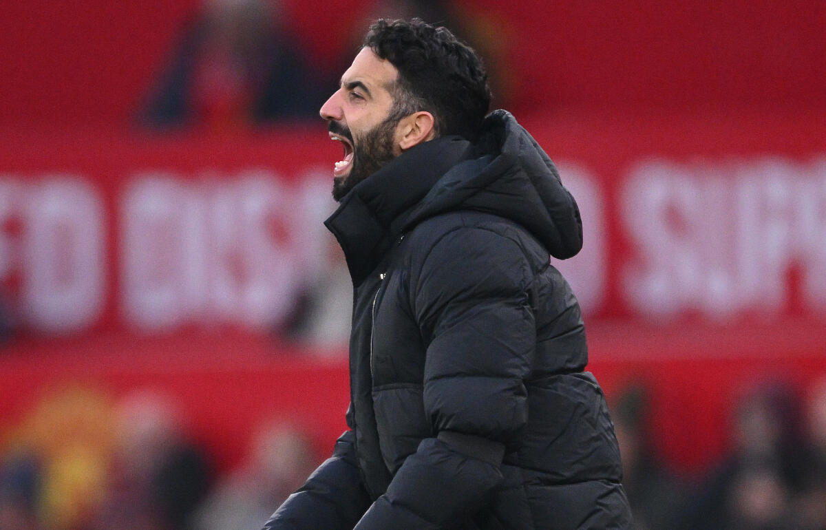 ブライトン戦中も感情を露わにしたアモリム監督