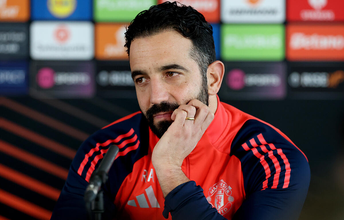 自身の発言を釈明するルベン・アモリム監督