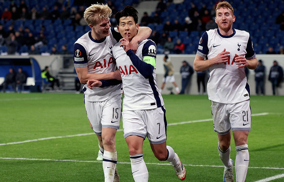 チームを勝利に導く2Gのソン・フンミン