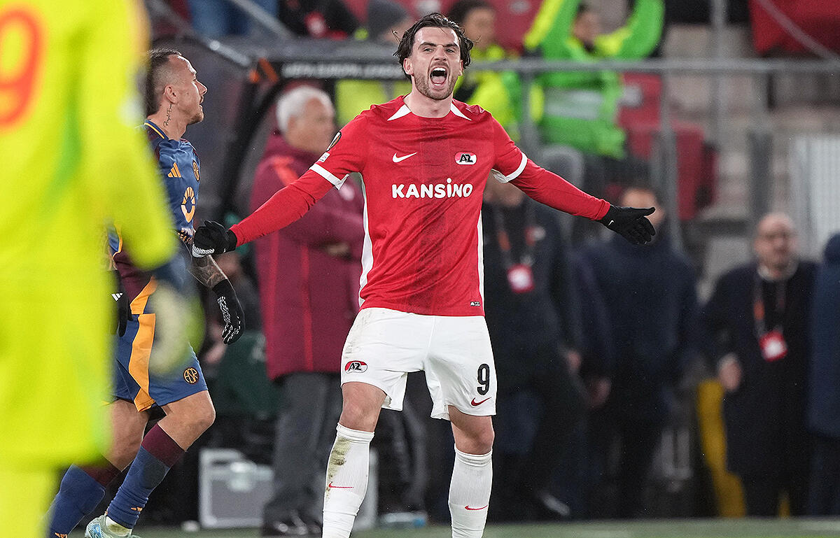 AZがローマ相手に金星