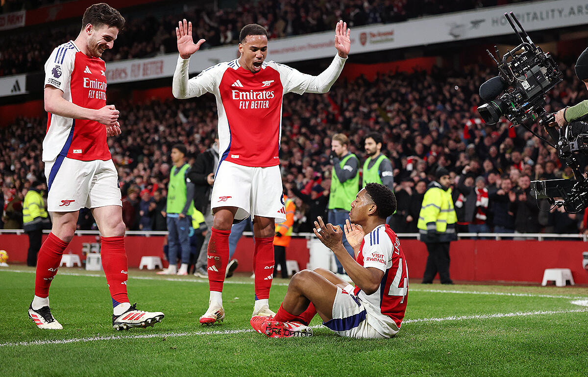 アーセナルがシティを粉砕