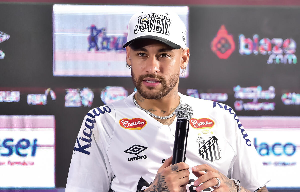 サントスに復帰した元ブラジル代表FWネイマール