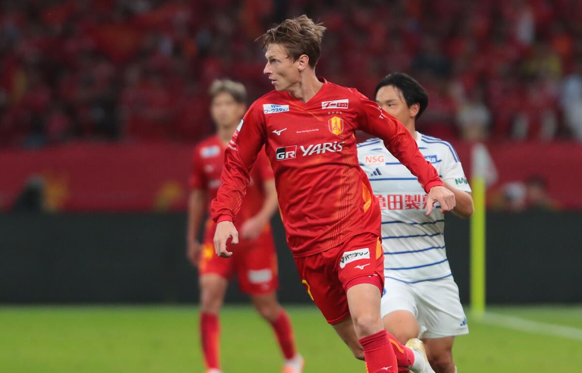 名古屋がFWキャスパー・ユンカーの負傷報告…