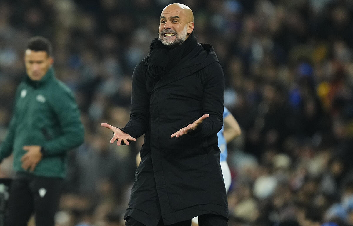 ジョゼップ・グアルディオラ監督は厳しい敗戦に落胆