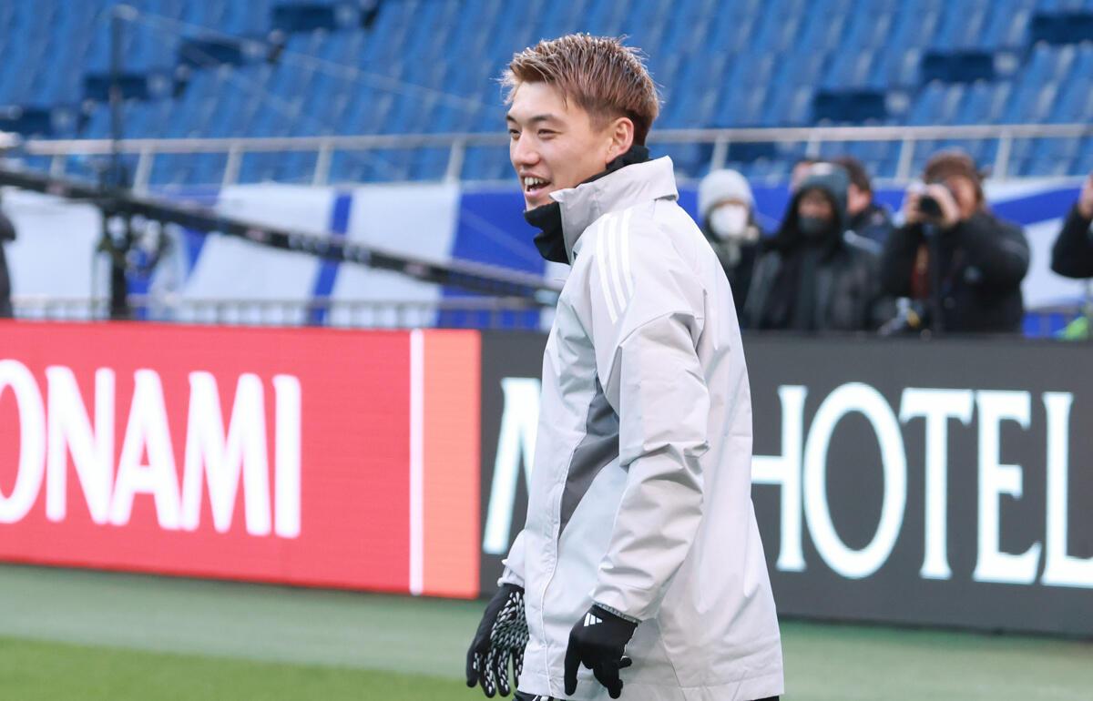 堂安律は気合十分で臨む