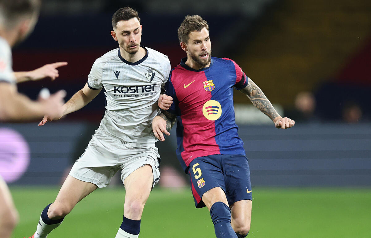 イニゴ・マルティネスはオサスナ戦でフル出場した