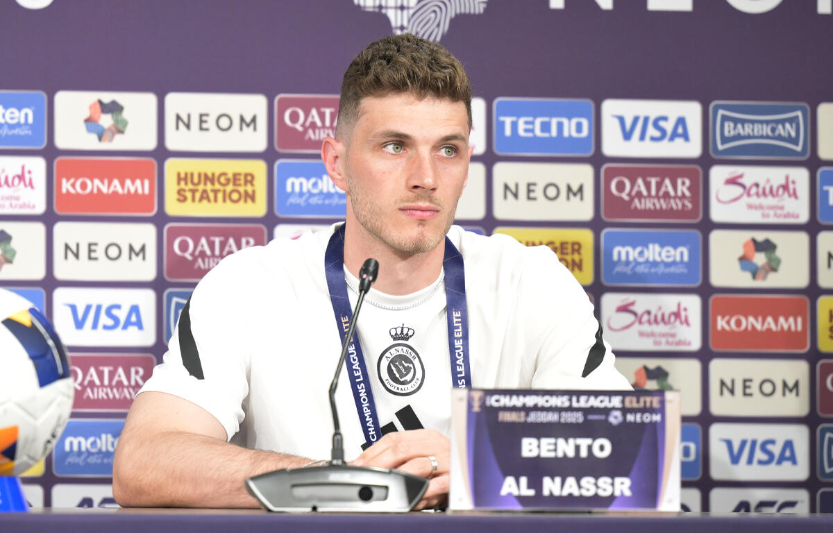 アル・ナスルのGKベントが会見に出席