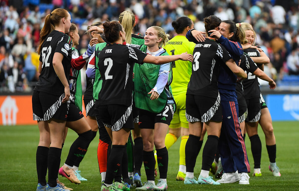 アーセナル女子は18年ぶりに女子CL決勝へ