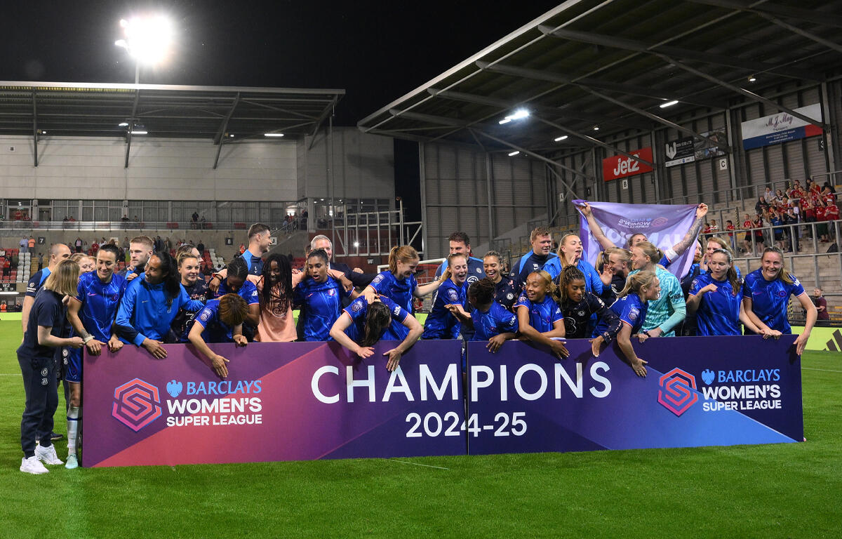 チェルシー女子がリーグ6連覇達成