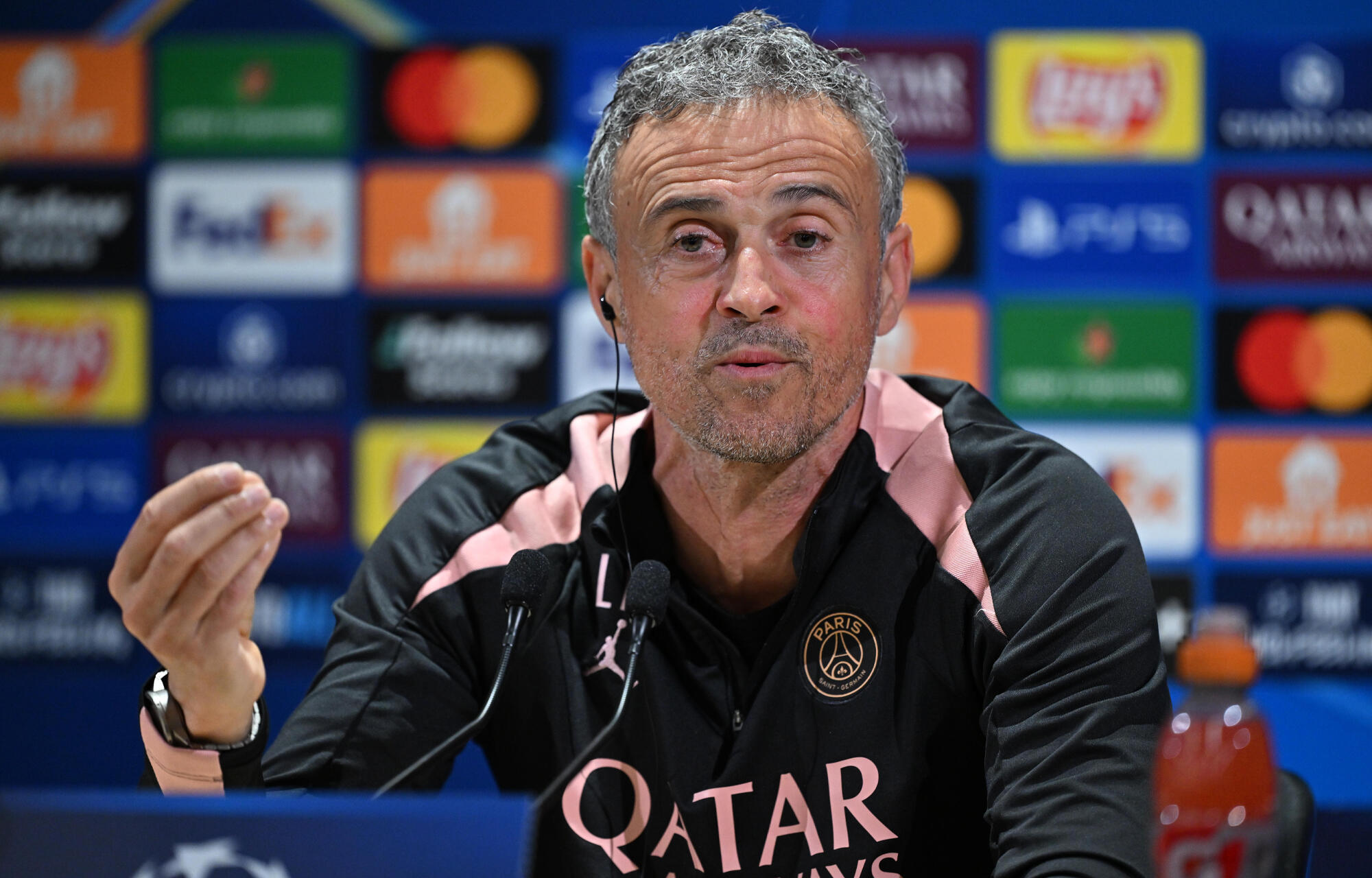 アーセナル戦へ意気込みを語るルイス・エンリケ監督