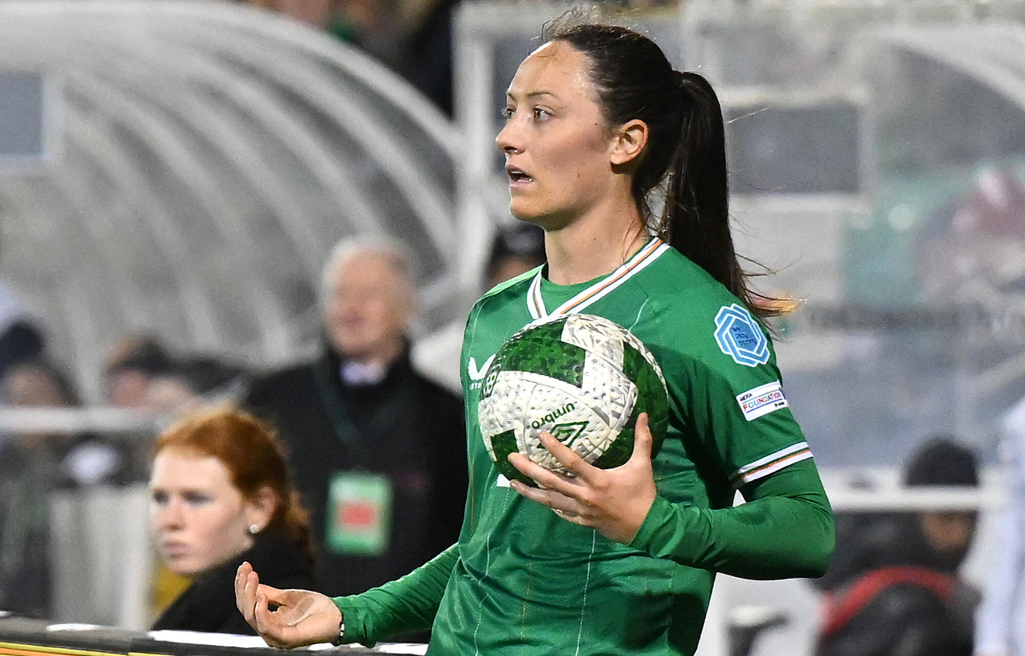 女子のロングスロー世界記録を樹立したミーガン・キャンベル