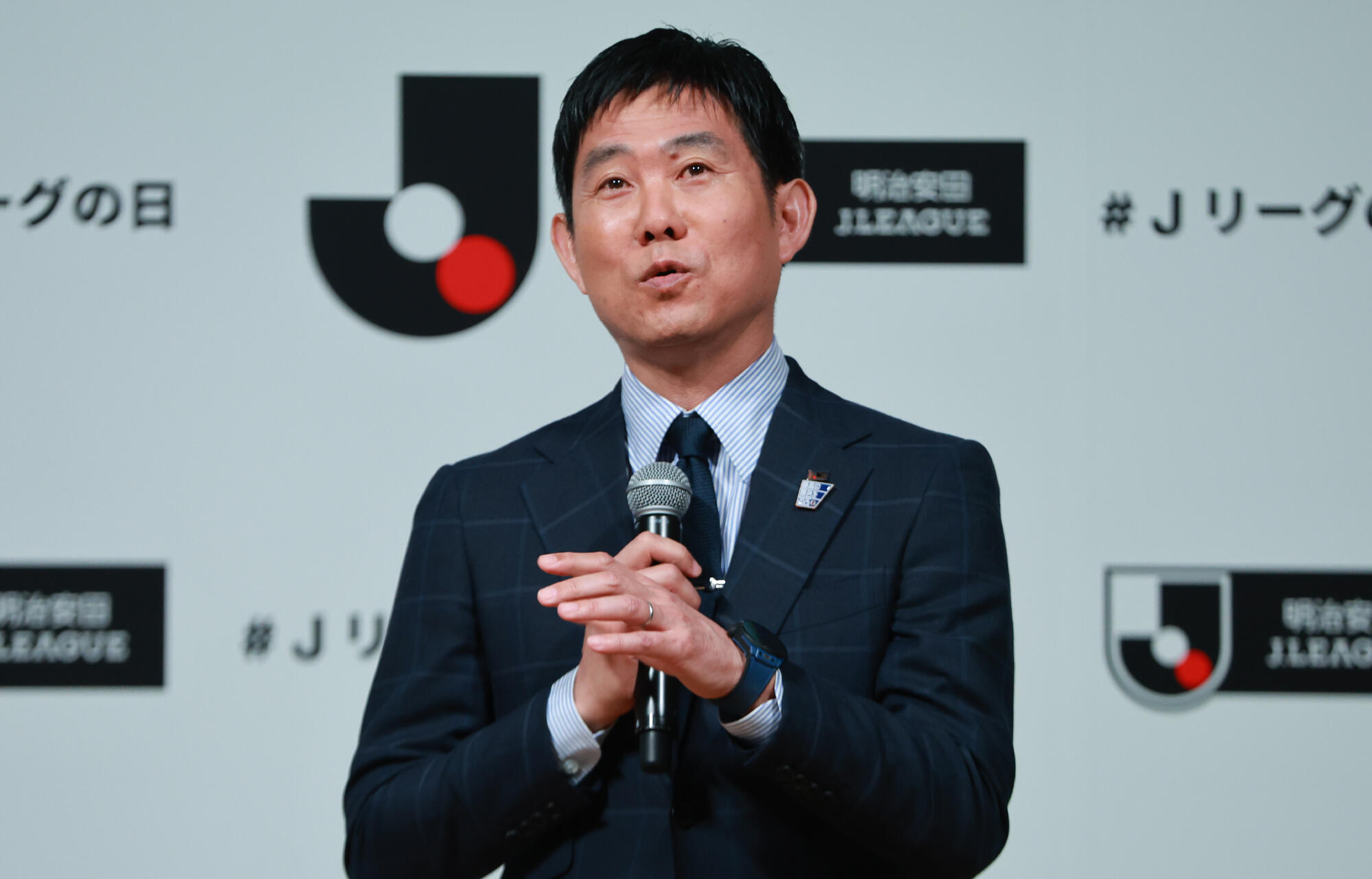 イベントでは選手時代を振り返った森保一監督