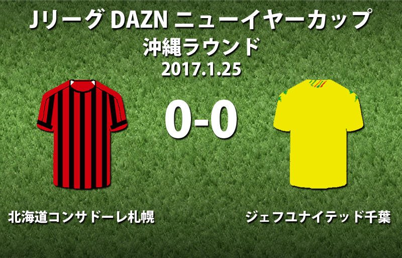 J1札幌vsj2千葉は船山のpk失敗も響きゴールレスドロー Daznニューイヤーカップ 超ワールドサッカー