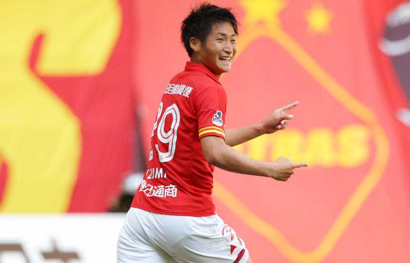 名古屋グランパス　ユニフォーム　和泉竜司選手 和泉竜司 | 選手・スタッフ | チーム | 名古屋グランパス公式