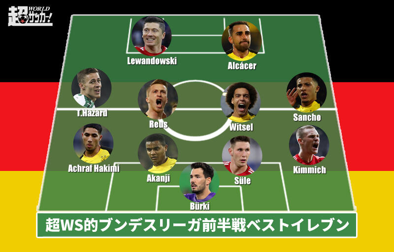 ブンデスベストイレブン 首位ドルトムントから7選手を選出 超ワールドサッカー