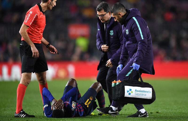 デンベレが左足首を負傷 レガネス戦で途中交代 超ワールドサッカー